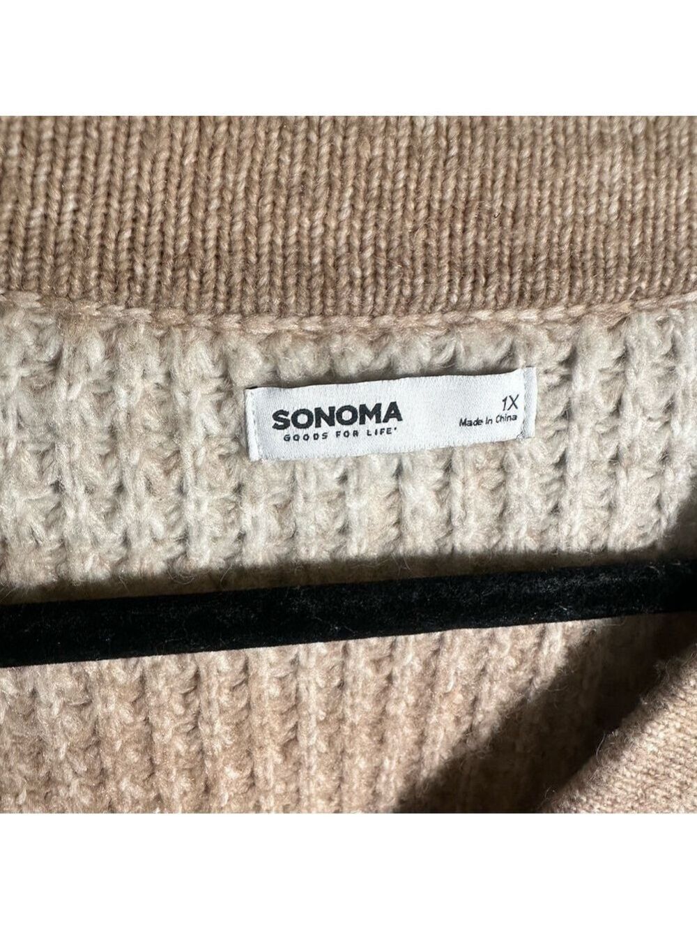 Women's Ombre Cardigan 1X - Picture 3 of 6